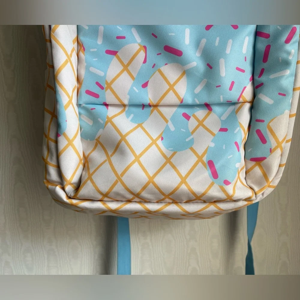 Baseball Lifestyle 101 Backpack Ice Cream Drip Cotton Candy Blue - Picture 2 of 10